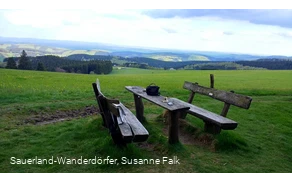 Krutenberg Aussicht mit Bank