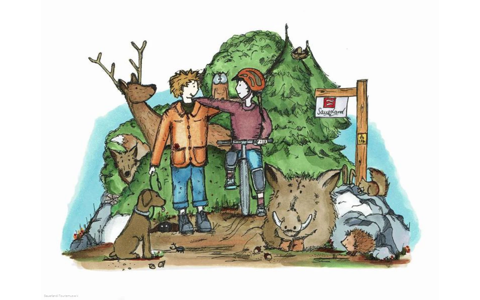 Verhaltensregeln im Wald