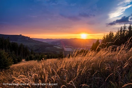 Sonnenuntergang am Ginsterkopf