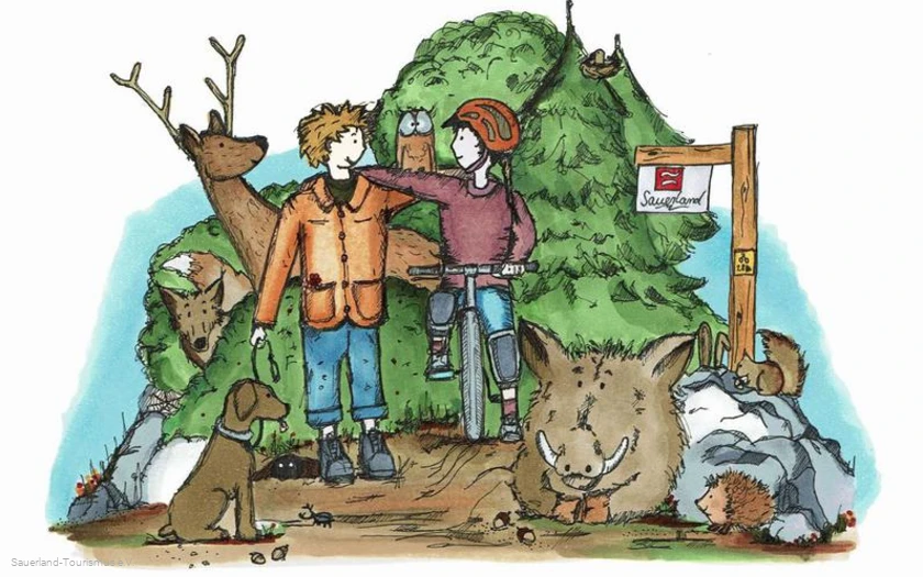 Verhaltensregeln im Wald