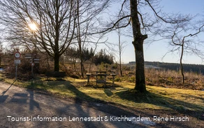 Vesperinsel am Wanderparkplatz Heinsberger Hochheide