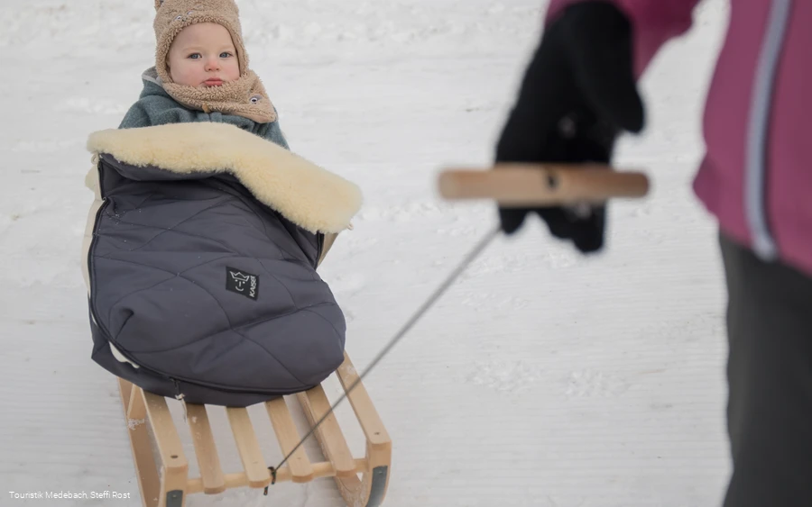 Winterwanderung mit der Familie in Medebach