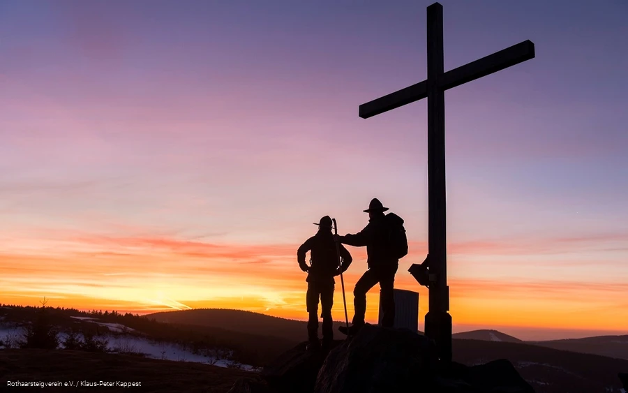 Ranger auf dem Clemensberg am Rothaarsteig