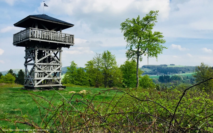 Aussichtsturm am Ringwallweg Schwalenburg