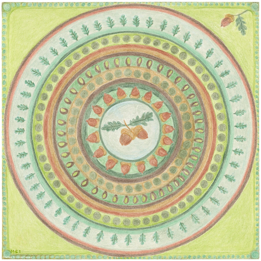 Mandala Eiche im Ohl