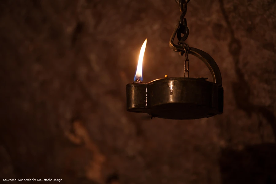 Eine Froschlampe im Philippstollen