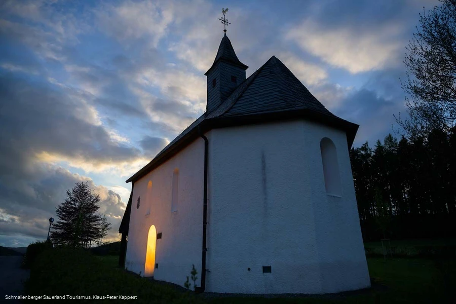 Rochuskapelle in der D&auml;mmerung