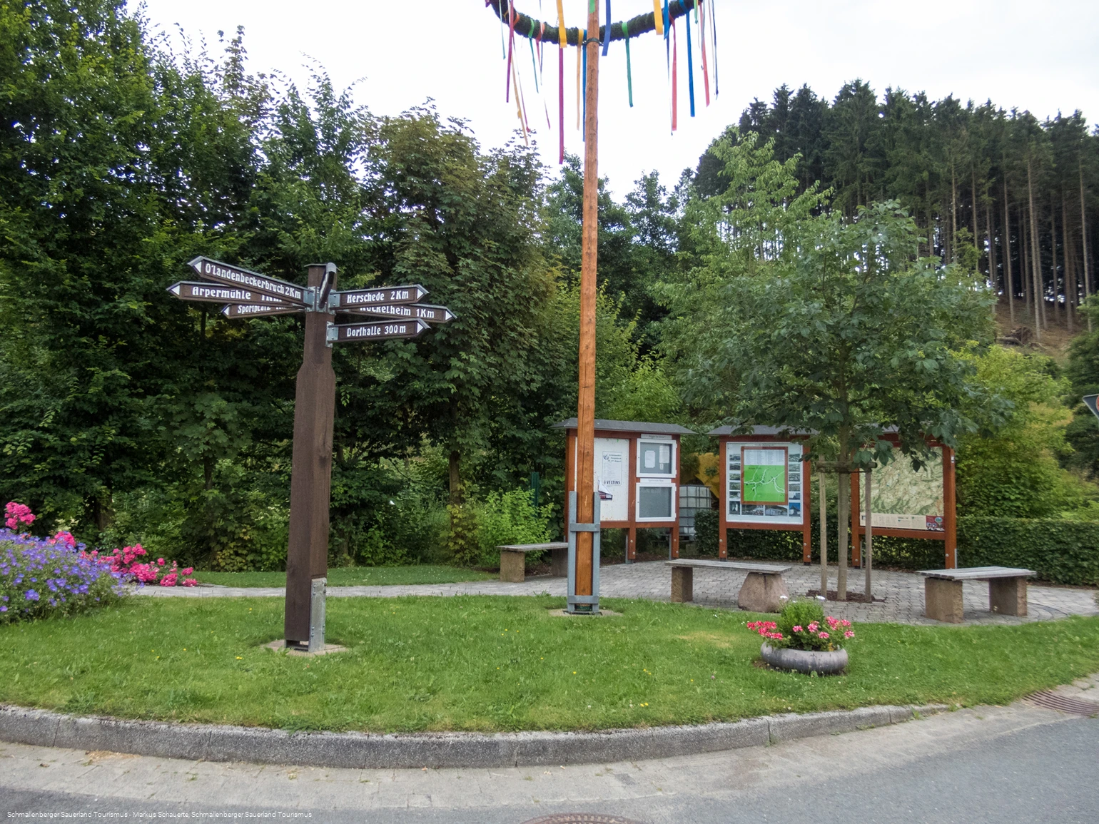 Wandertafel in Arpe